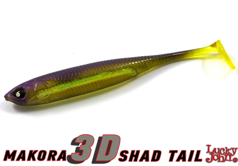 Lucky John 3D MAKORA SHAD TAIL 4" / 10cm - Image 9