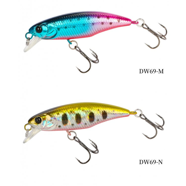 TSURINOYA Fishing Lure DW69 Sinking Minnow Hard Bait 48S 48mm 3.3g - Image 8