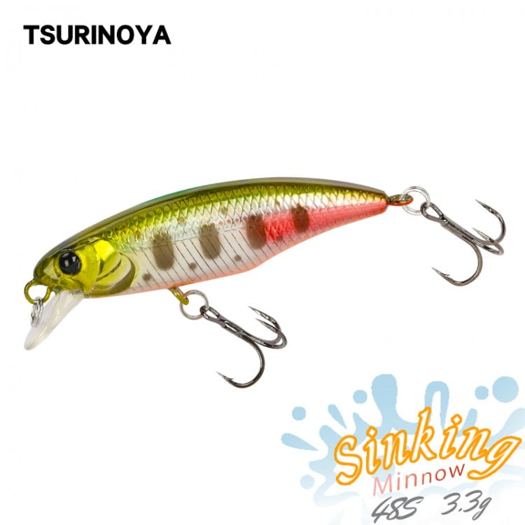 TSURINOYA Fishing Lure DW69 Sinking Minnow Hard Bait 48S 48mm 3.3g - Image 11