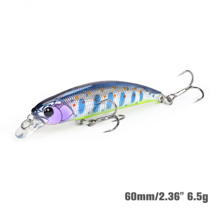 TSURINOYA INTRUDER 60S Sinking Minnow 6.5g - Image 2