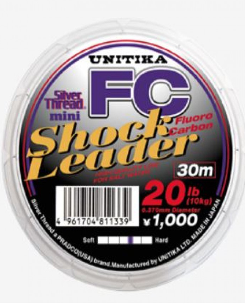 UNITIKA SIVER THREAD MINI SHOCK LEADER FC - bg