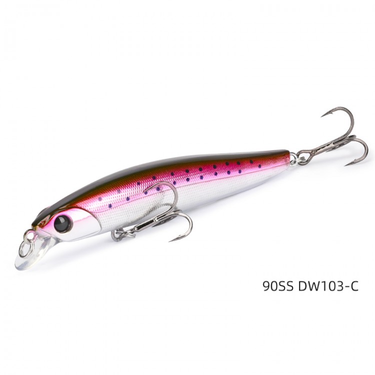 TSURINOYA 90SS Slow Sinking Minnow 90mm 10.8gr - Image 6