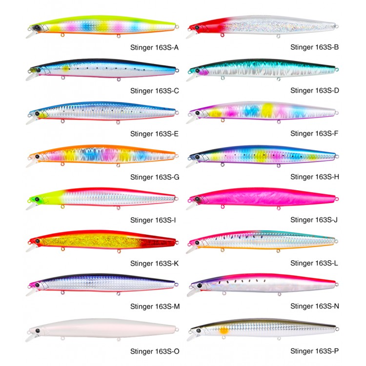TSURINΟYA 163S Sinking Saltwater Minnow STINGER 34.2gr - Image 9