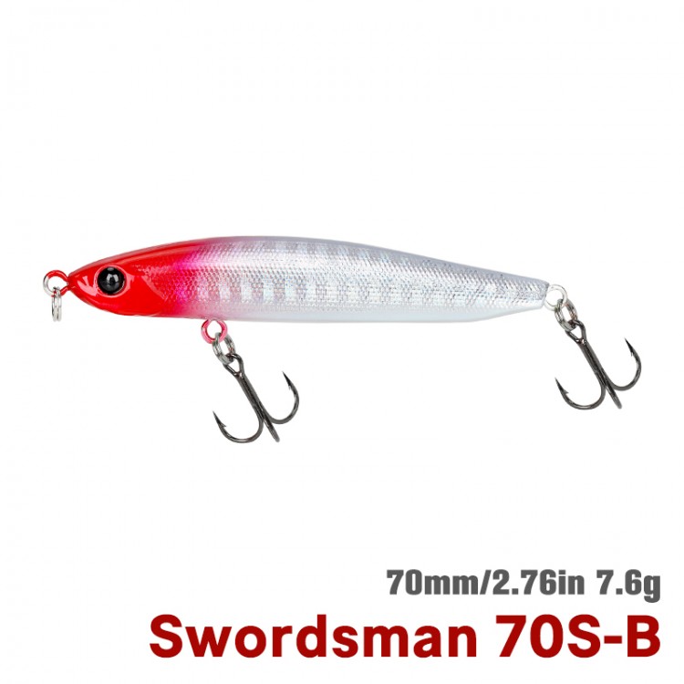 TSURINOYA 70S Sinking Pencil SWORDSMAN 70mm 7.6g - Image 6