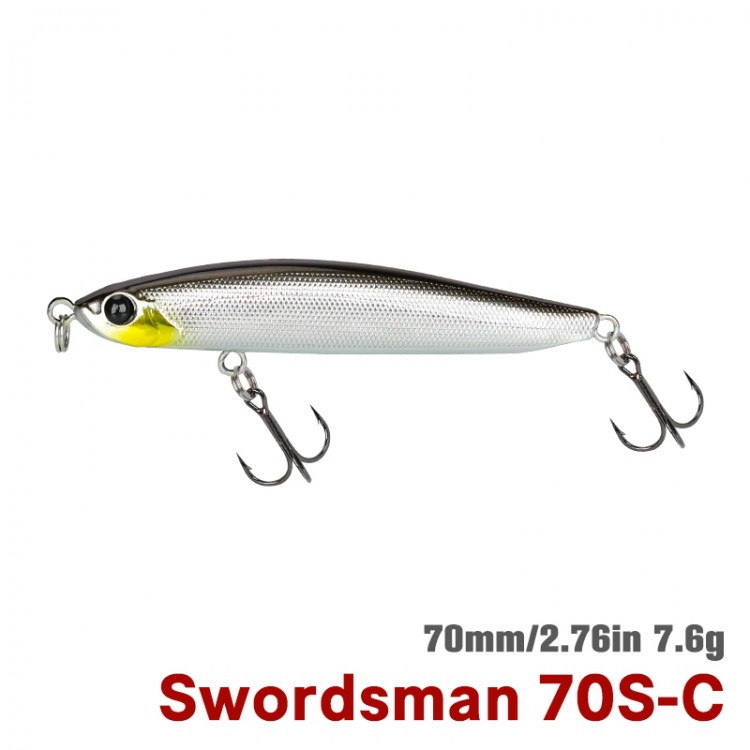 TSURINOYA 70S Sinking Pencil SWORDSMAN 70mm 7.6g - Image 5