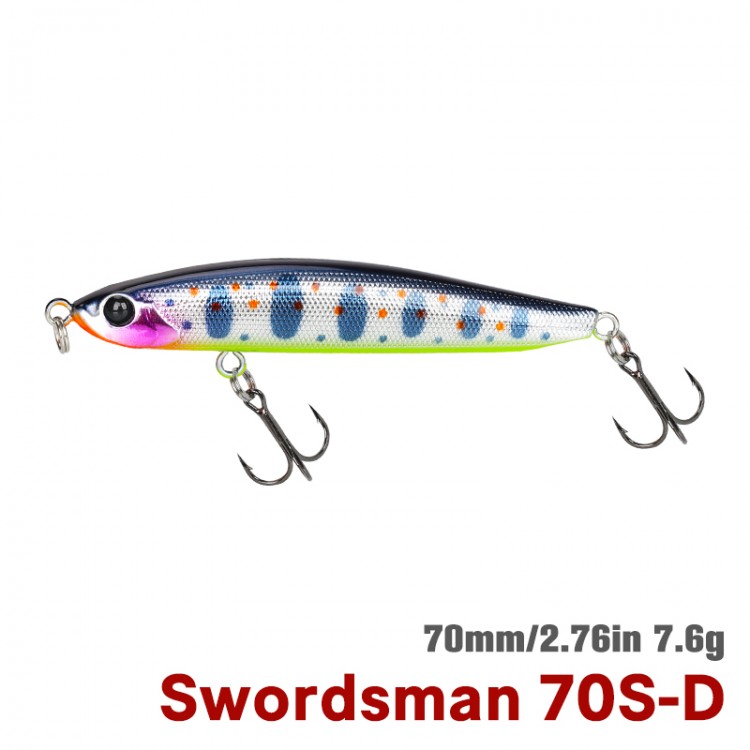 TSURINOYA 70S Sinking Pencil SWORDSMAN 70mm 7.6g - Image 4
