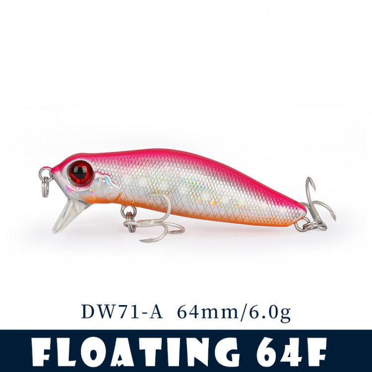 TSURINOYA DW71 Floating Fishing Lure Minnow 64F 64mm 6g - Image 6