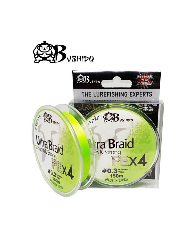 Νήμα Bushido ΡΕx4 Ultra Braid - bg