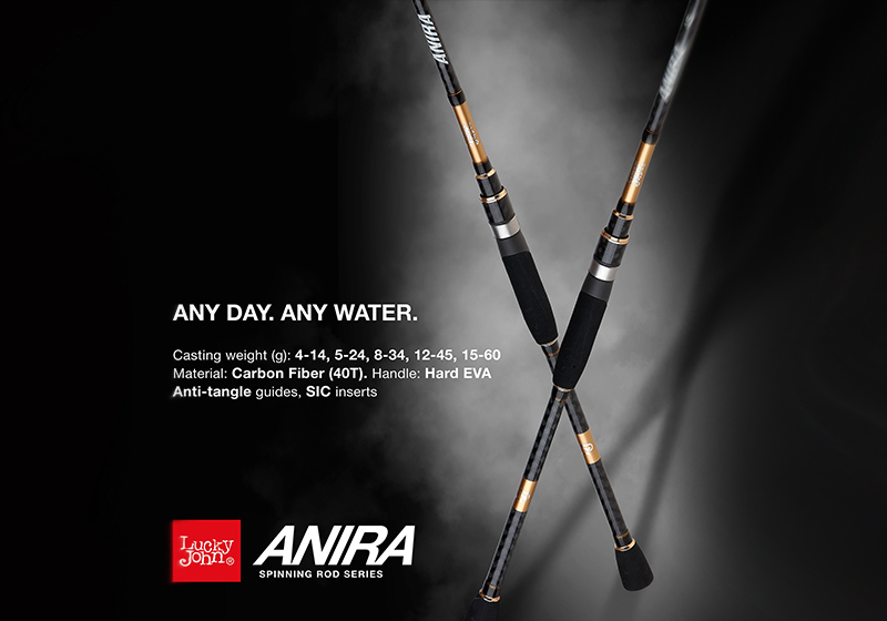 Lucky John ANIRA SEABASS WADING RODS - bg