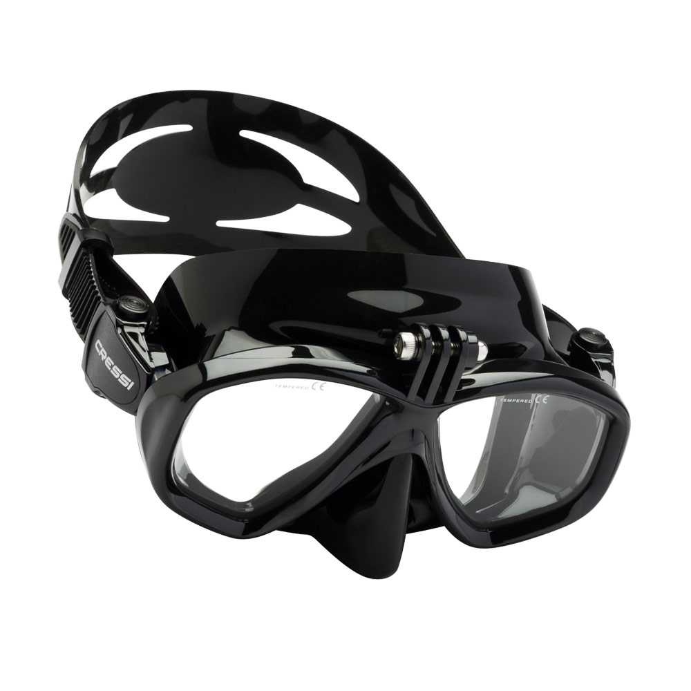 Cressi Action Silicone Mask Black/Black – Μάσκα - bg