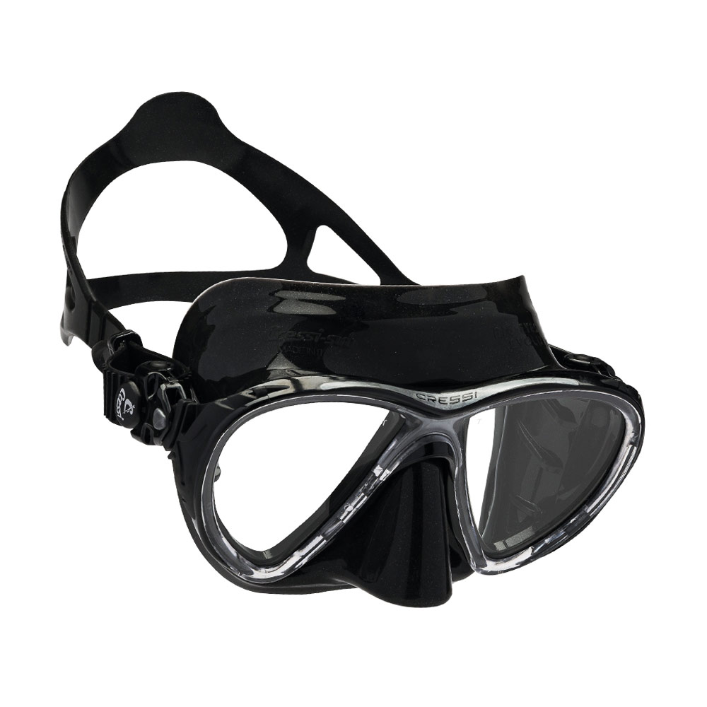 Cressi Big Eyes Evolution Silicone Mask Black/Frame Black – Μάσκα - bg