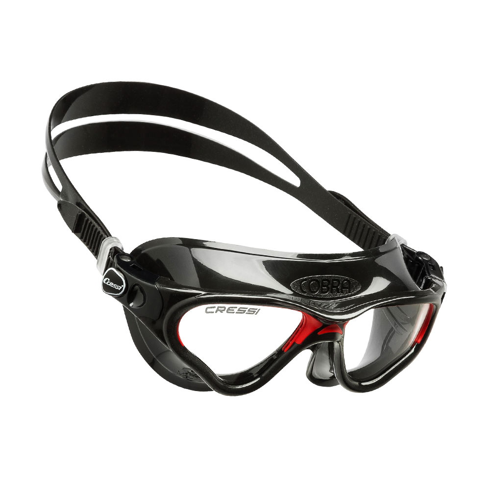Cressi Cobra Swim Goggles Black/Frame Red – Γυαλιά Κολύμβησης - bg