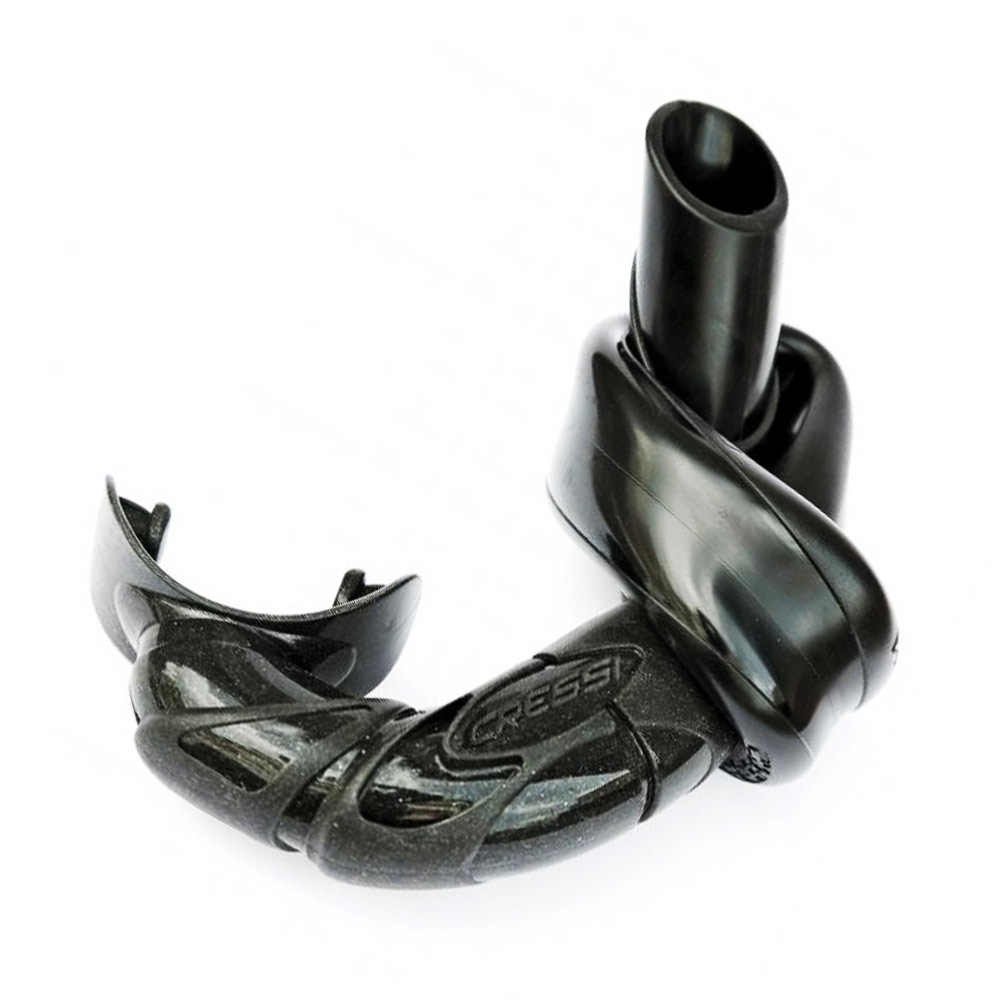 Cressi Corsica Silicone Snorkel Black/Tube Green - Αναπνευστήρας - Image 2