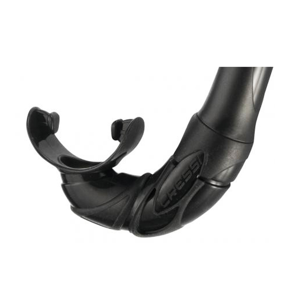 Cressi Corsica Silicone Snorkel Black/Tube Green - Αναπνευστήρας - Image 3