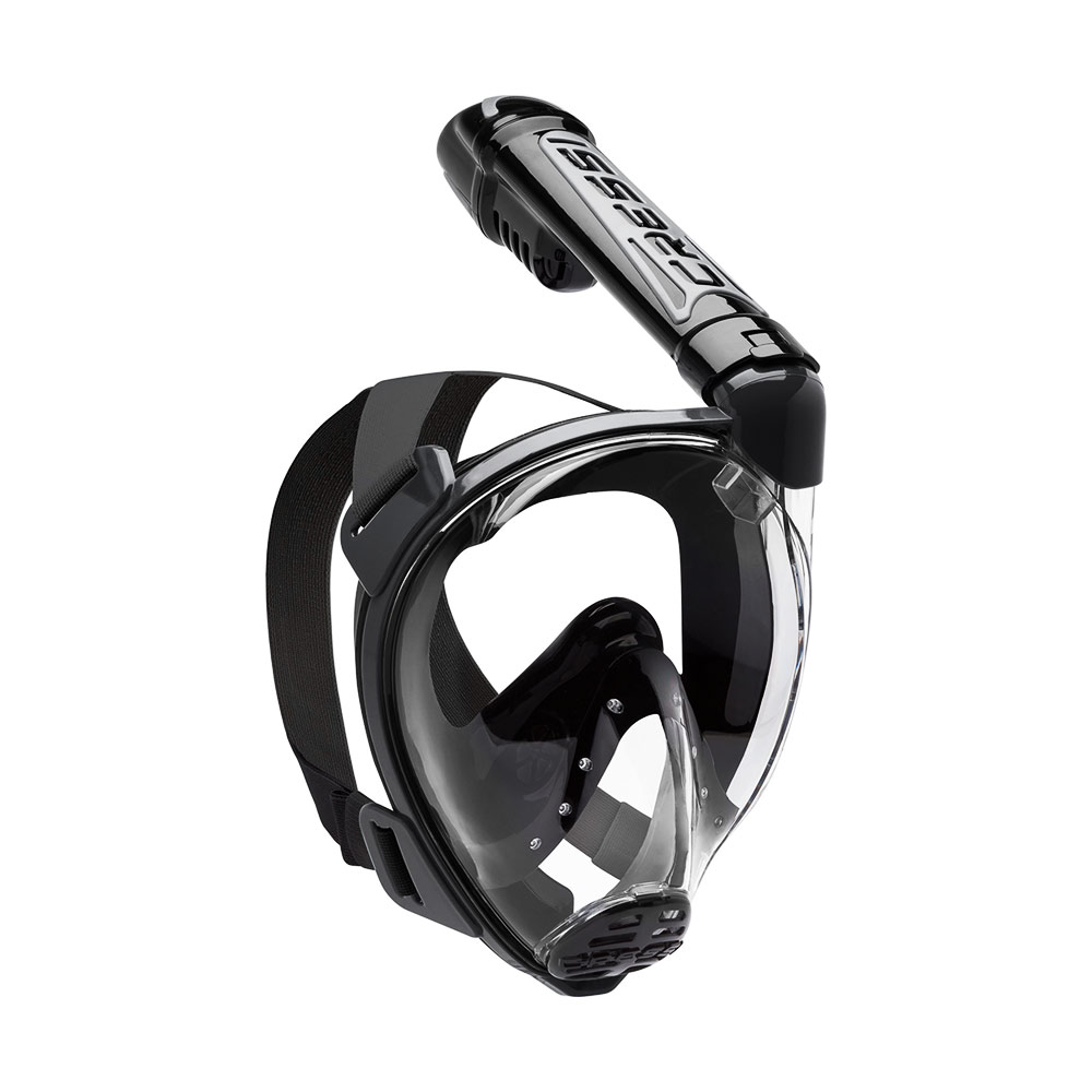 Cressi Duke Silicone Full Face Mask Black/Black - bg
