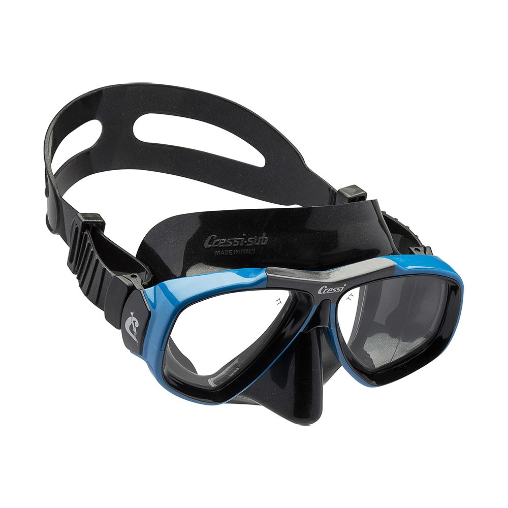 Cressi Focus Silicone Mask Black/Frame Blue – Μάσκα - bg