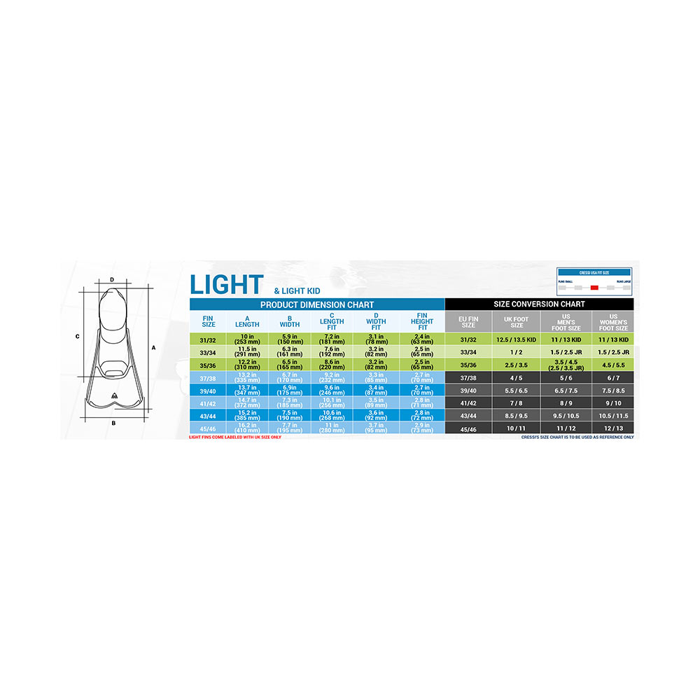 Cressi Light Blue Fins - Πέδιλα - Image 2