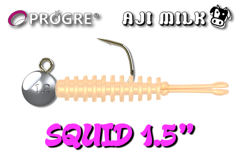 Progre Aji Milk Squid 1.5" - Image 3