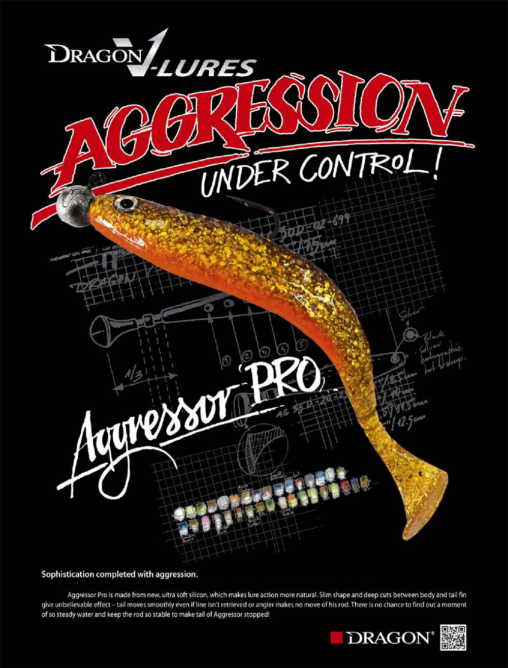 Dragon V-Lures AGGRESOR 10cm - Image 2