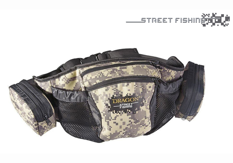 Dragon Street Fishing Τσαντάκι Μέσης Μεγάλο - bg