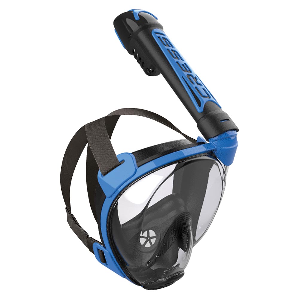 Cressi Duke Silicone Full Face Mask Black/Blue - bg