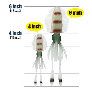 VICEO Real Bait Squid 6 inches - Καλαμάρι σιλικόνης 15cm - Image 8