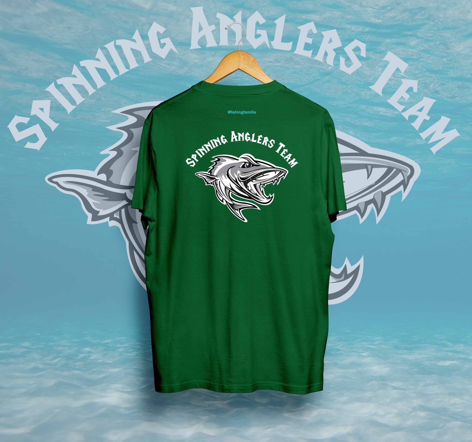 T-shirt SPINNING ANGLERS TEAM - Image 3