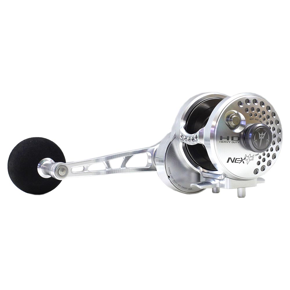 NEXT HD Overhead Jigging Reel Lever Drag - Silver - Image 2
