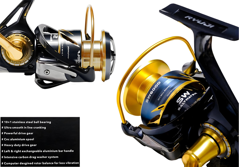 RYUJI SEAWOLF 6000SW 10+1bb 10kg - Image 2