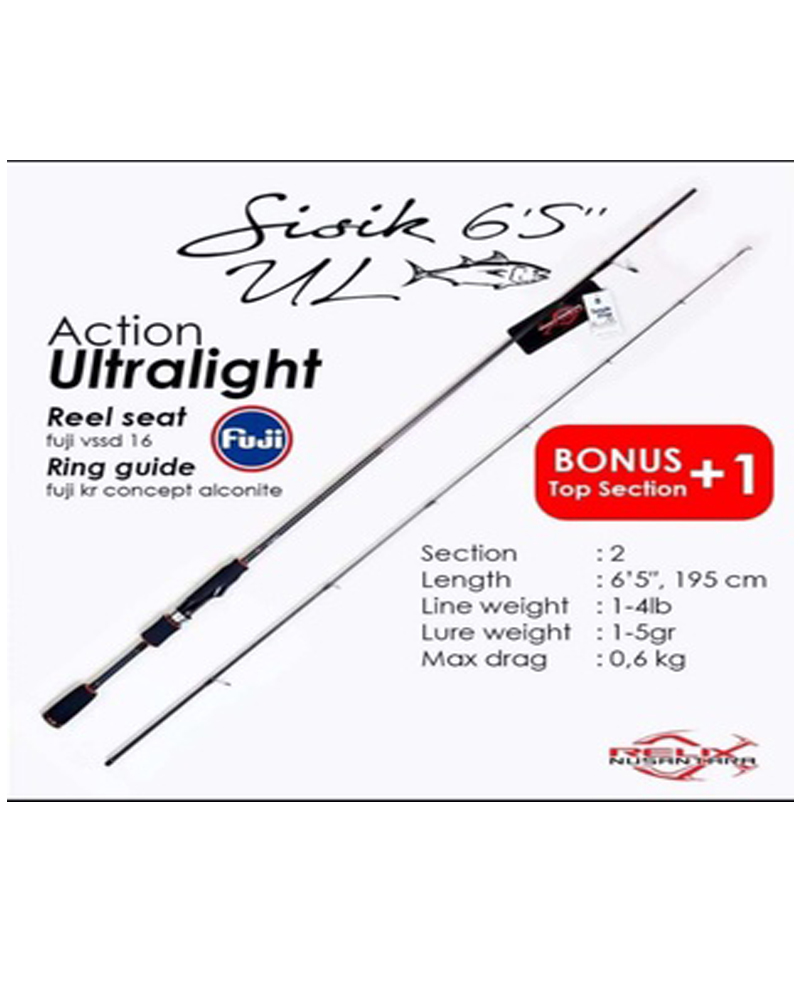 Relix Sisik 6’5” UL 1-5gr - bg