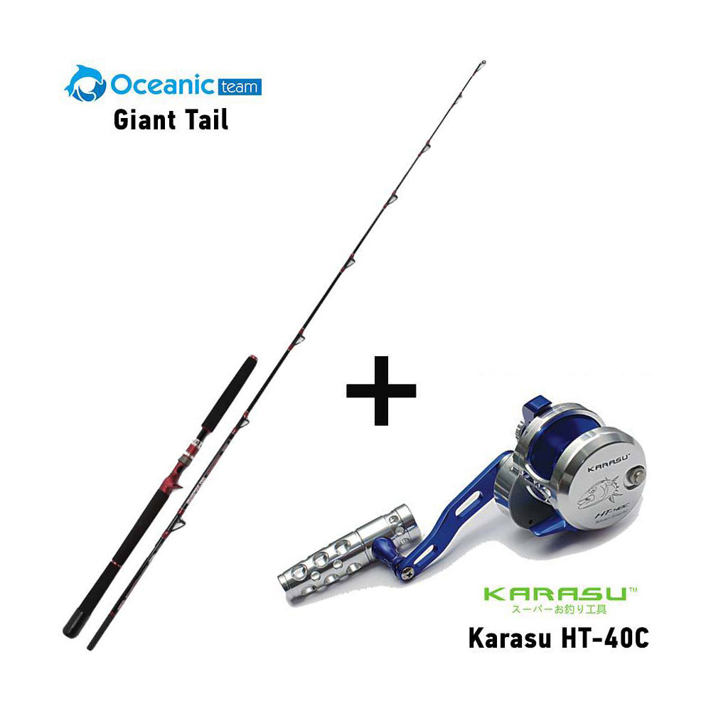 Combo Boat Oceanic Team Giant Tail + Karasu HT-40C - bg
