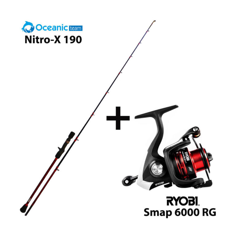 Combo Boat Oceanic Team Nitro-X 190 + Ryobi Smap 6000 RG