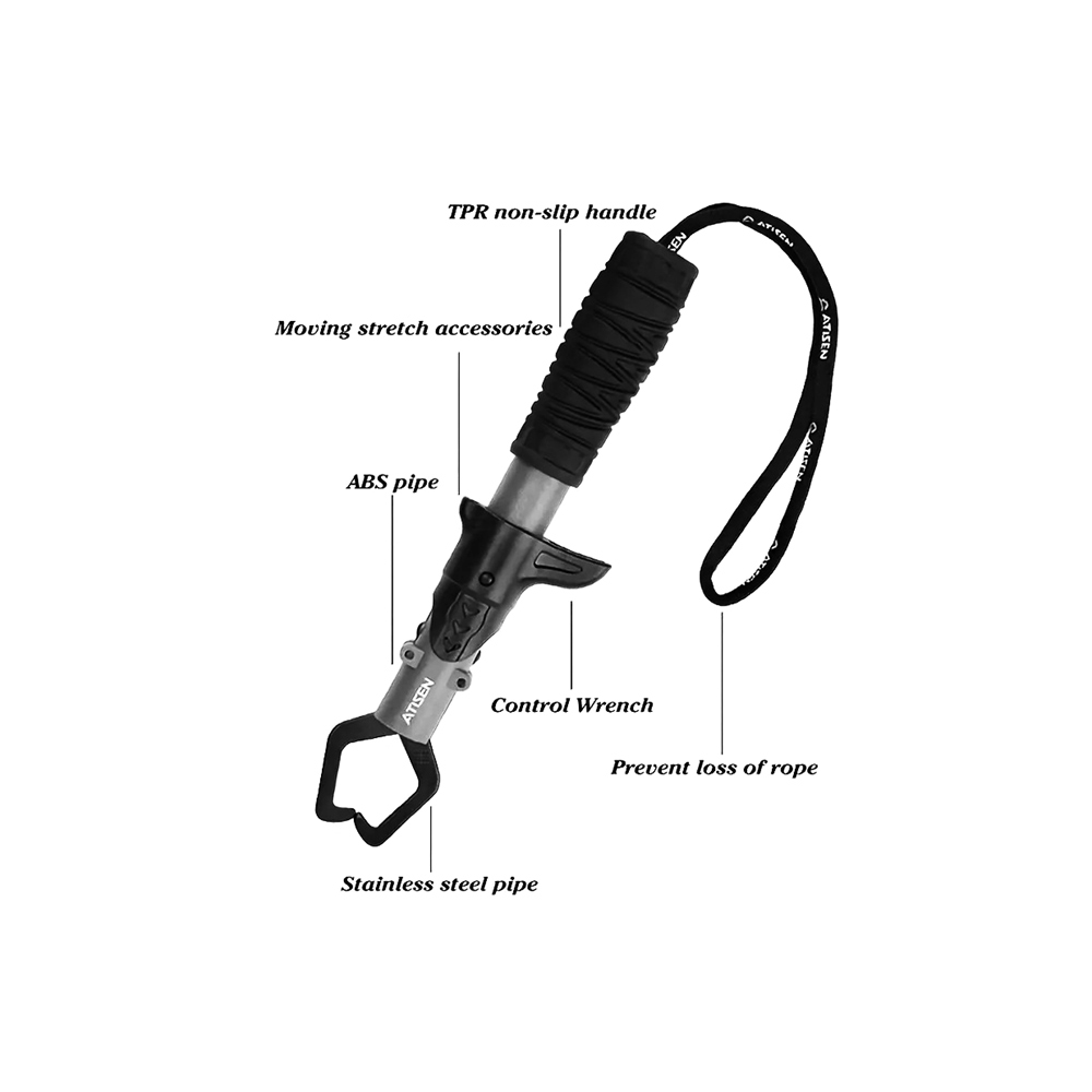 Atisen Lip Grip & Fishing Plier Set A-21 – Σετ Γκριπ & Πένσα - Image 2