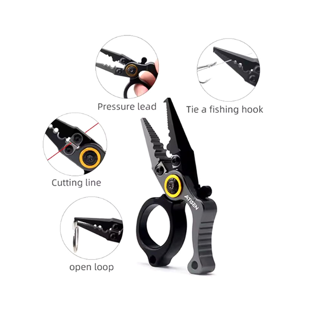Atisen Mini Split Ring Plier with Cutter FP-929 – Πενσάκι Για Κρικάκια - Image 2