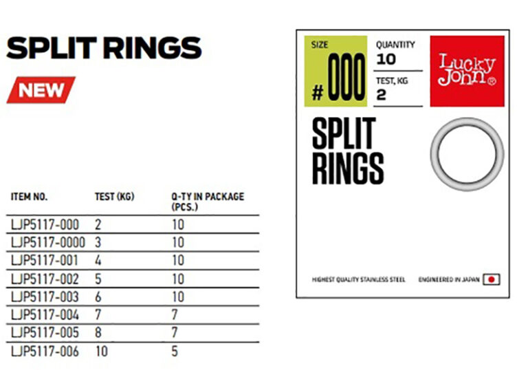 Lucky John SPLIT RINGS Lucky John SPLIT RINGS