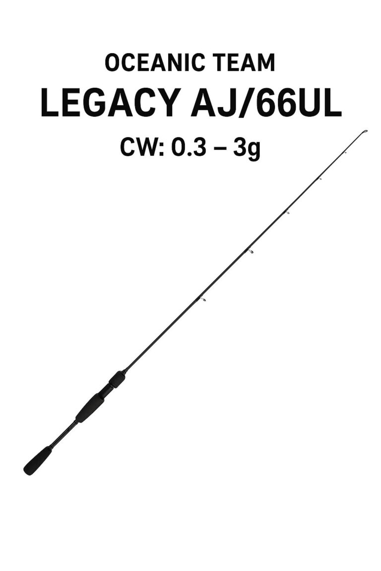 Oceanic Team Legacy AJ/66UL – Ultra Light Rock Fishing Καλάμι 1.98m (59g, Fuji Guides, Tubular Carbon) Oceanic Team Legacy AJ/66UL – Ultra Light Rock Fishing Καλάμι 1.98m (59g, Fuji Guides, Tubular Carbon)