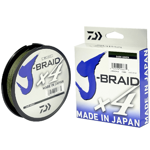 Νήμα Daiwa J Braid X4 Dark Green 135m Νήμα Daiwa J Braid X4 Dark Green 135m