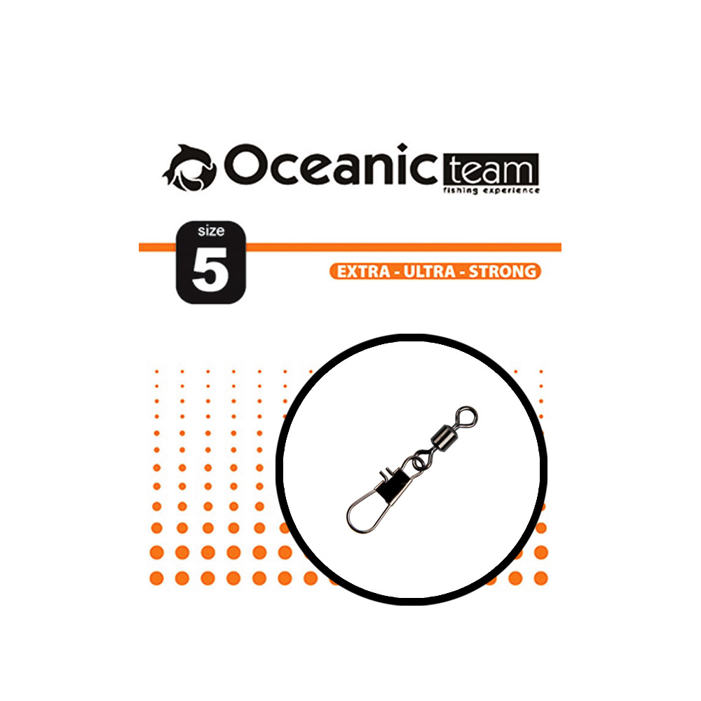 Oceanic Team Στριφτάρι Παραμάνα Rolling Interlock Snap - Image 2