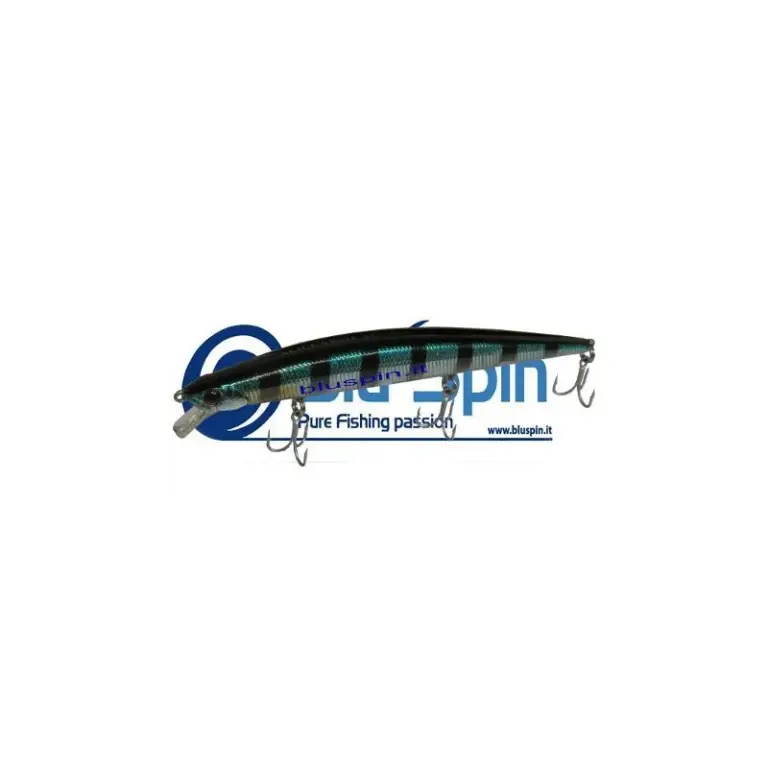 BluSpin Alice’s Bait 140S – Sinking Jerk Minnow - GREEN SHAD BluSpin Alice’s Bait 140S – Sinking Jerk Minnow - GREEN SHAD