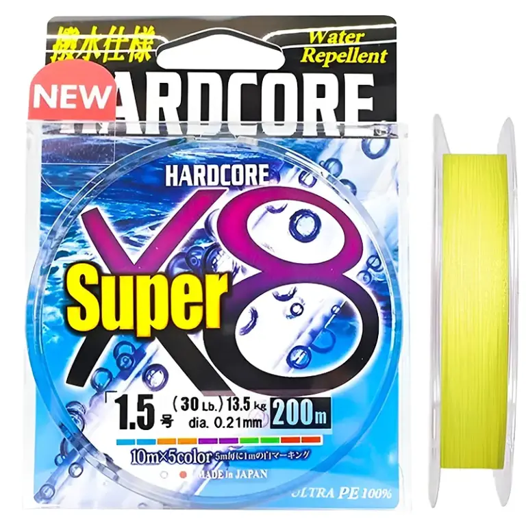 Νήμα DUEL Hardcore Super X8 Yellow 150m–200m - PE 1.0-150m Νήμα DUEL Hardcore Super X8 Yellow 150m–200m - PE 1.0-150m