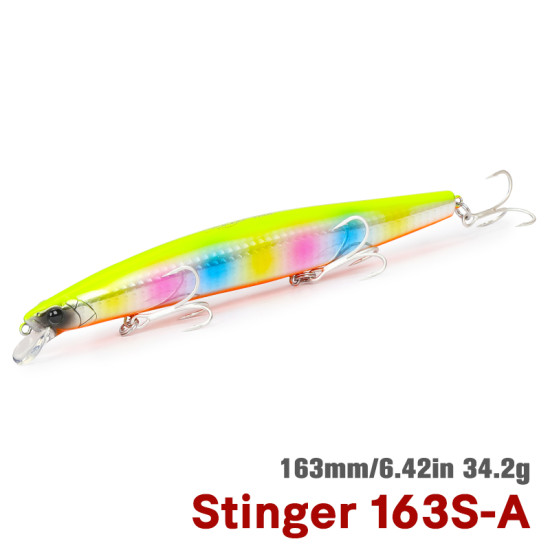TSURINΟYA 163S Sinking Saltwater Minnow STINGER 34.2gr - Image 13